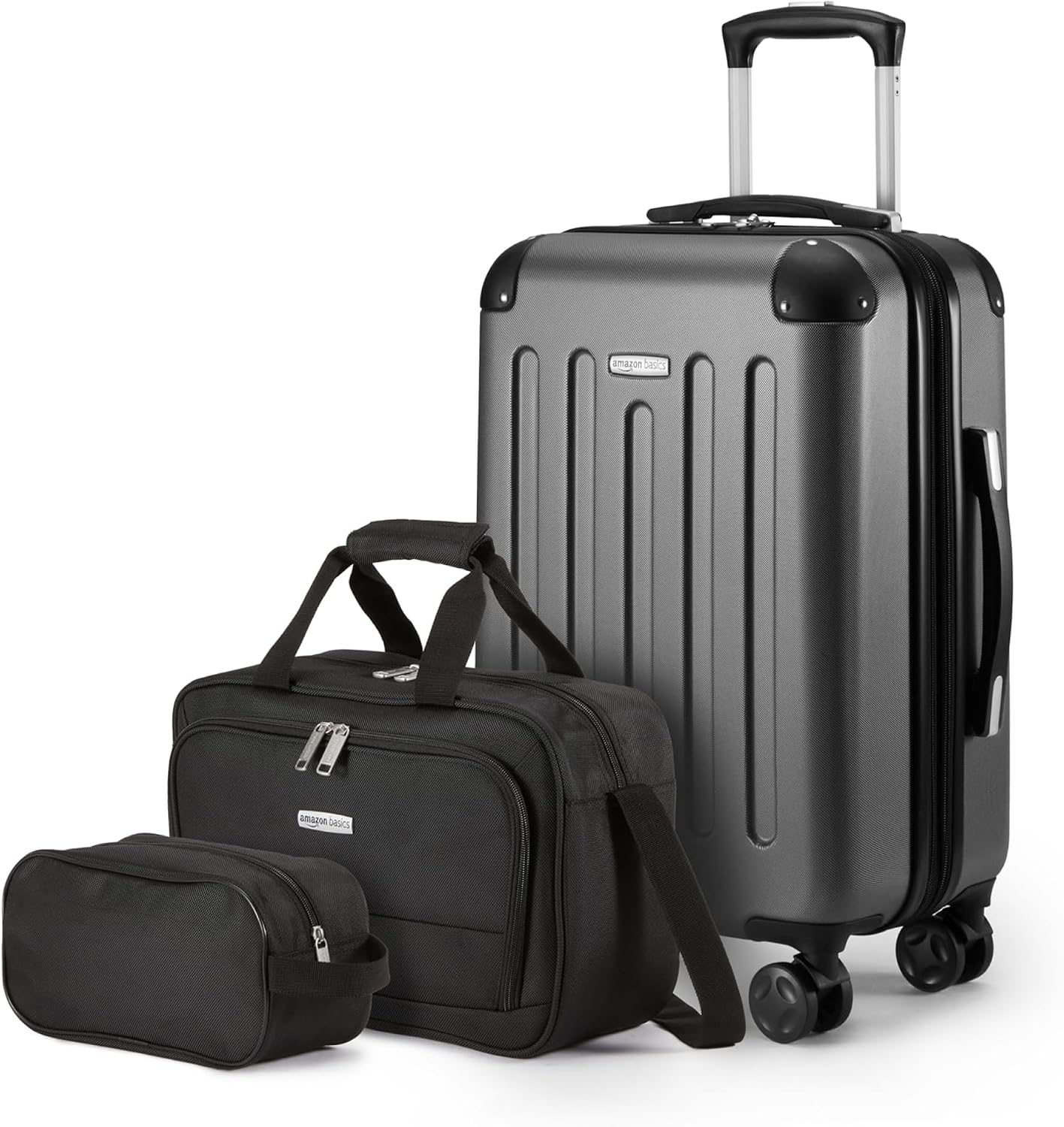 Amazon Basics 28" Hardside Checked Suitcase (from 4-Piece Luggage Set), checked suitcase, 28.7 by 18.9 by 11.4 inches