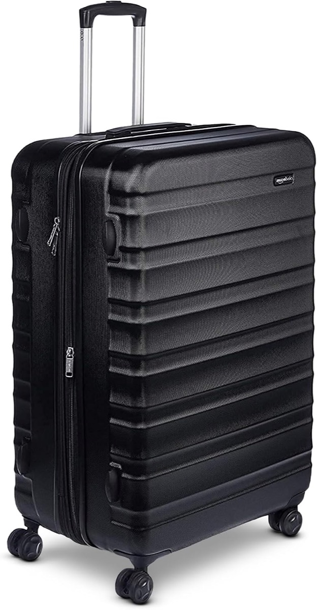 Amazon Basics 30" Hardside Large Checked Luggage, checked suitcase, 30.71 by 21.06 by 12.79 inches