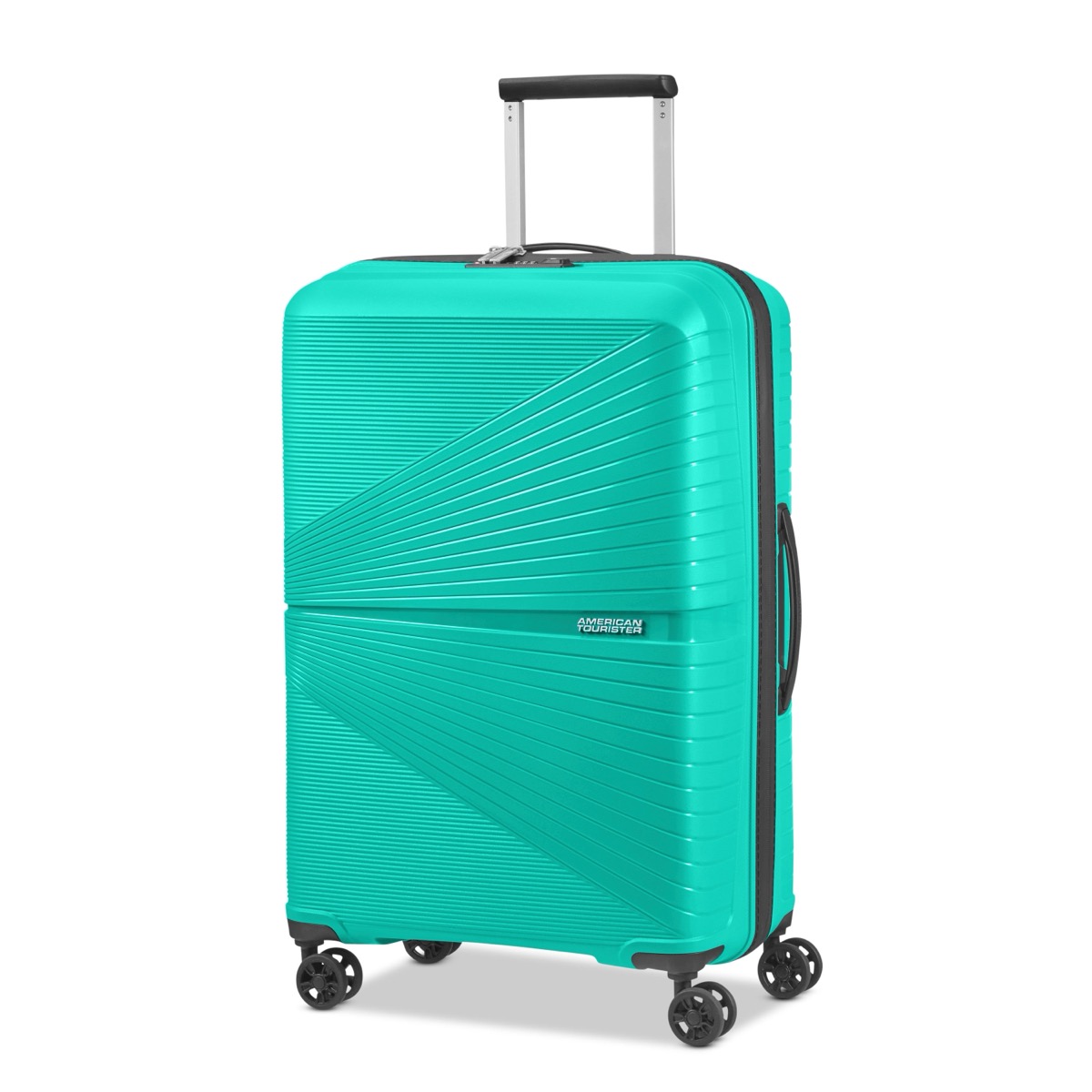 American Tourister Airconic Medium Spinner, checked suitcase, 26.4 by 17.5 by 10.2 inches
