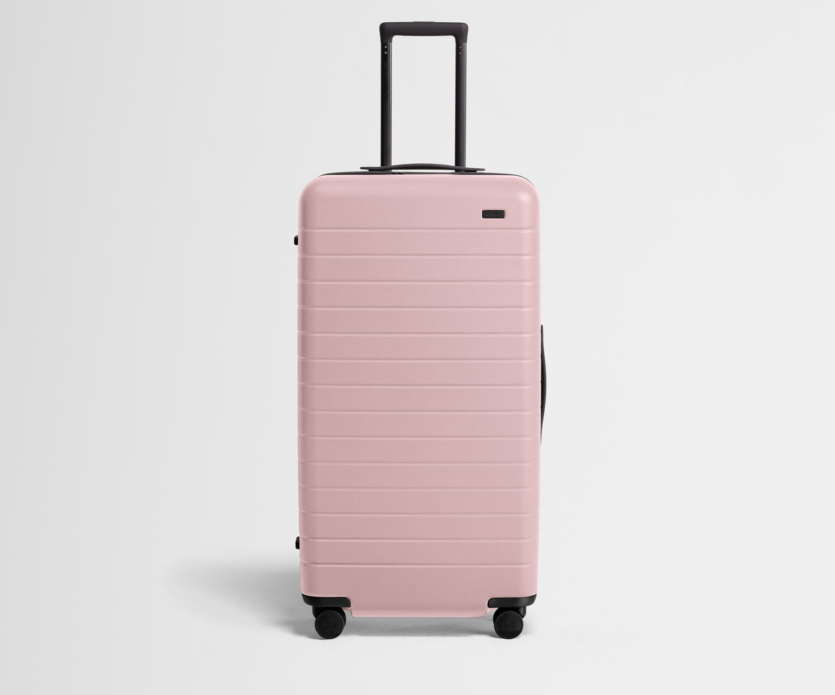 Away The Trunk, checked suitcase, 31.3 by 17 by 13.7 inches
