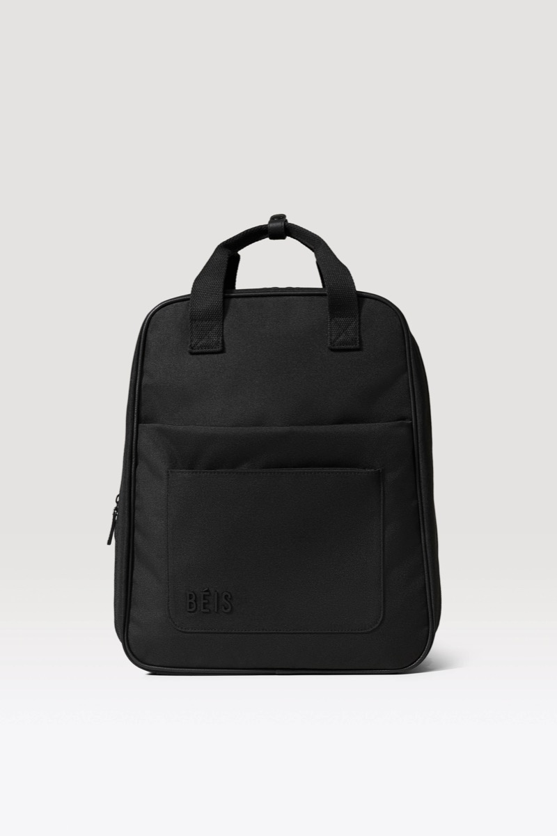 Béis The Expandable Backpack, personal item bag, 15 by 13 by 5 inches