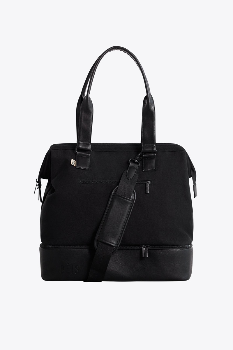 Béis The Mini Weekender, personal item bag, 16 by 16 by 8 inches