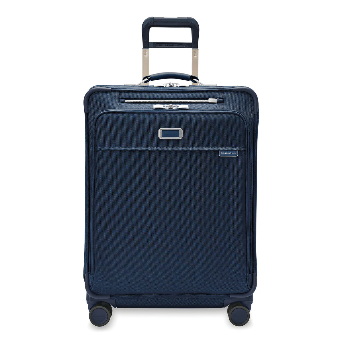 Briggs & Riley Baseline Medium Expandable Spinner, checked suitcase, 26 by 18 by 12 inches
