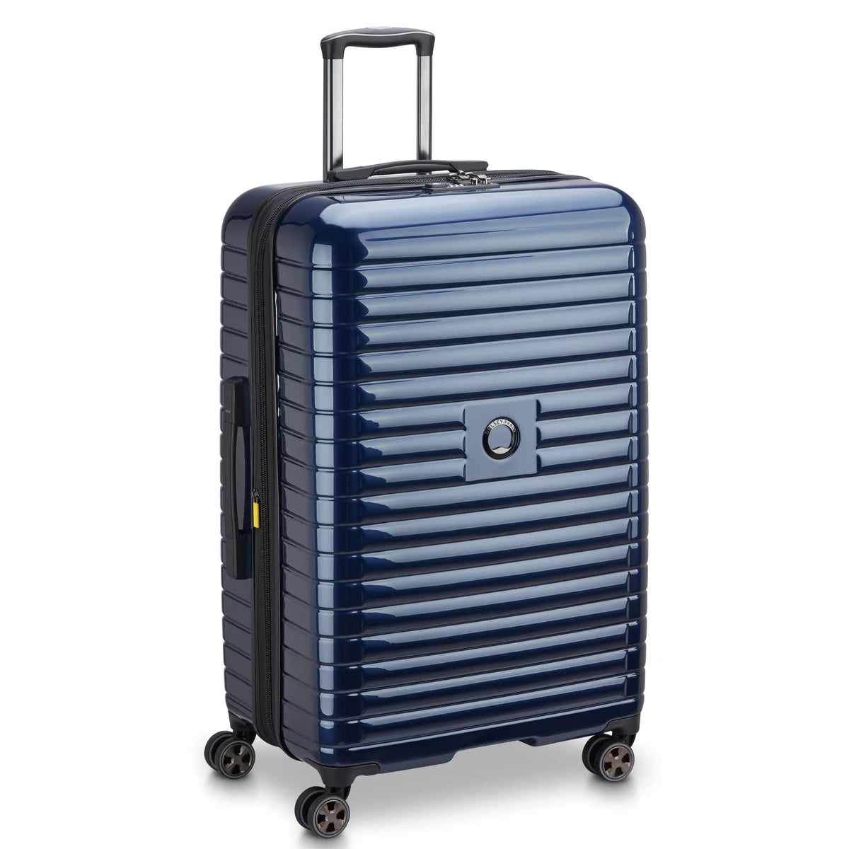 Delsey Paris Cruise 3.0 Large Expandable Spinner 28", checked suitcase, 31.5 by 19.75 by 13 inches