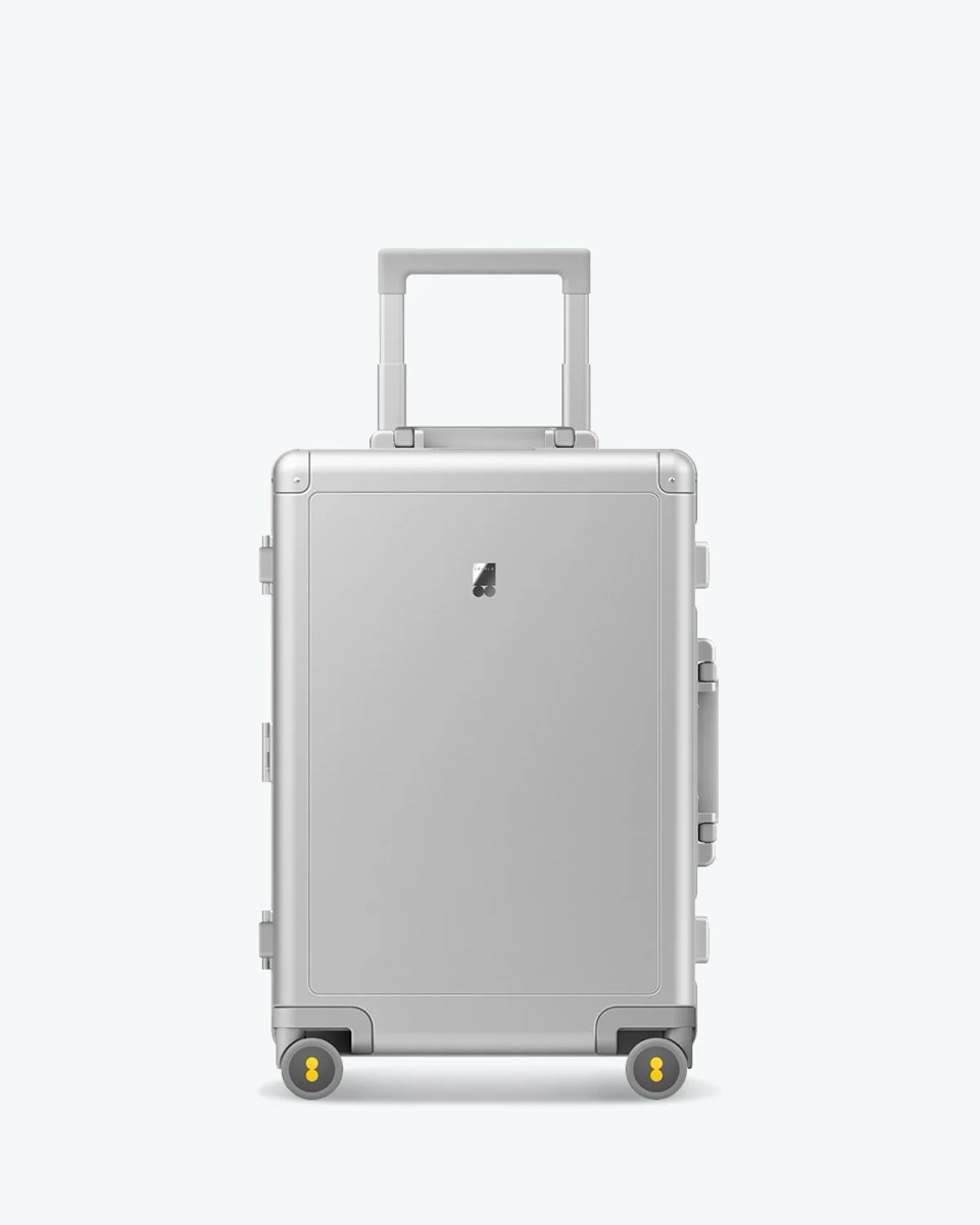 Level8 Gibraltar Aluminum 20" Carry-On, carry-on suitcase, 22 by 15 by 8.4 inches