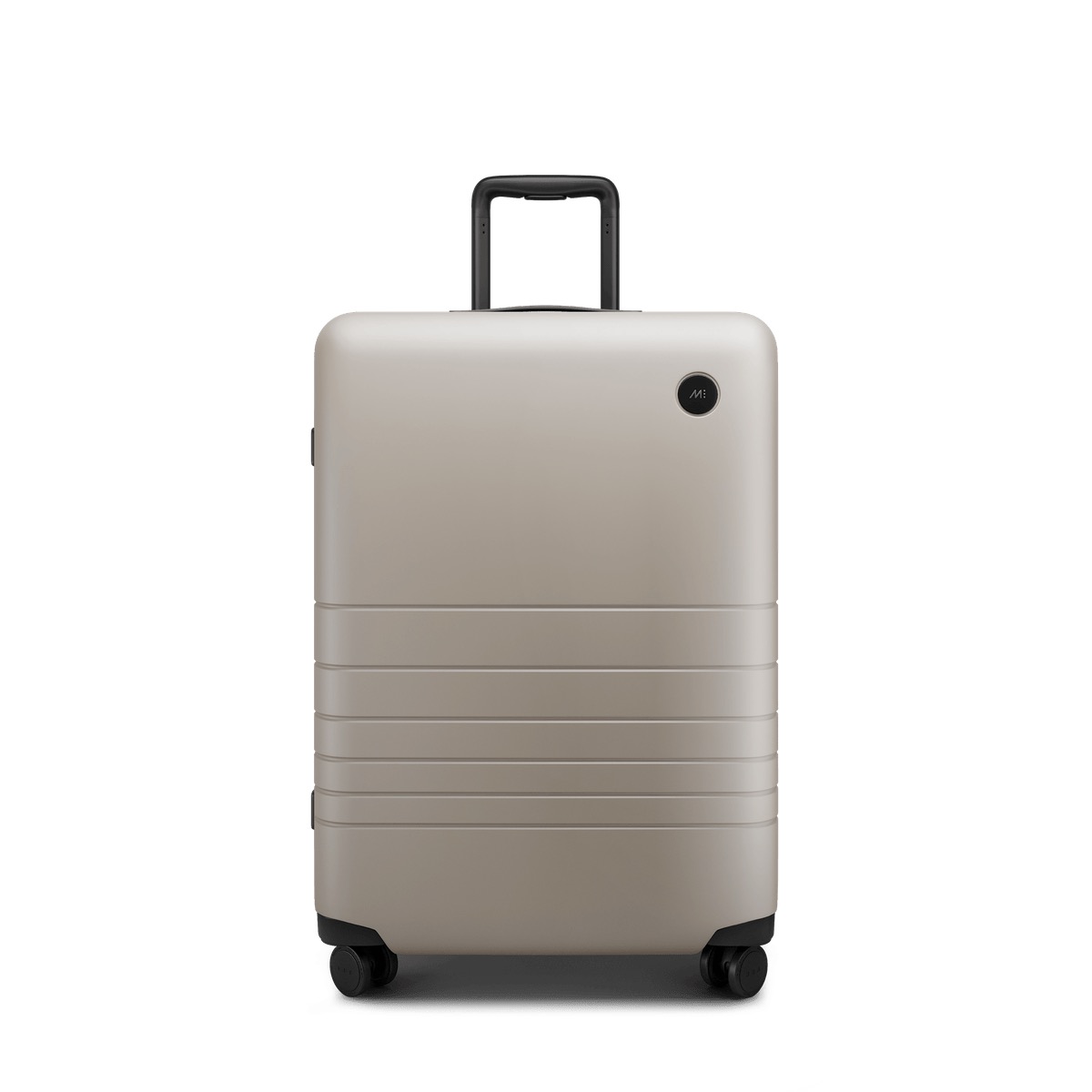 Monos Check-In Medium, checked suitcase, 26.5 by 18.5 by 10.5 inches