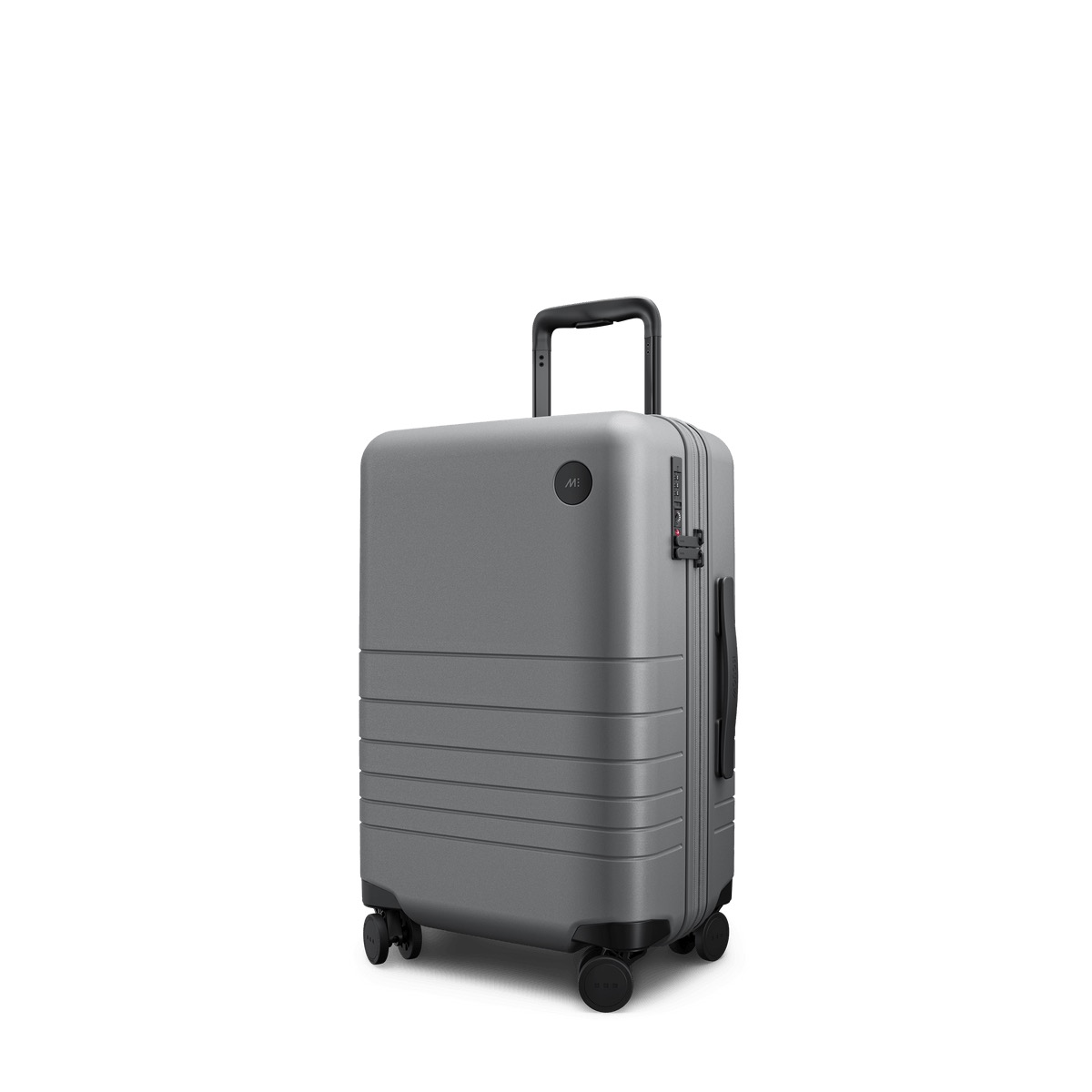 Monos Expandable Carry-On, carry-on suitcase, 22 by 14 by 9.8 inches