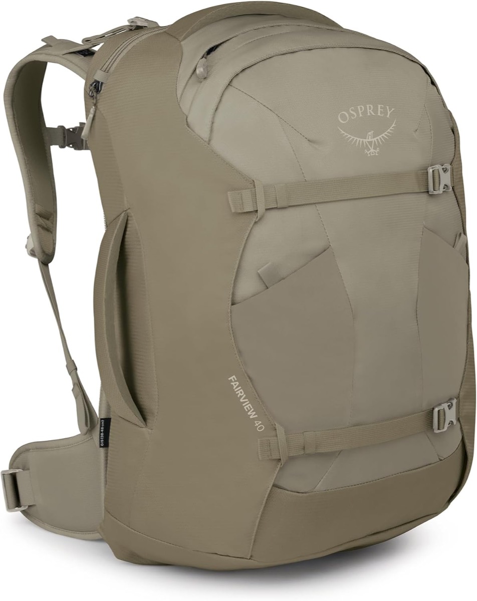 Osprey Fairview 40 Travel Pack, carry-on suitcase, 22 by 14 by 9 inches