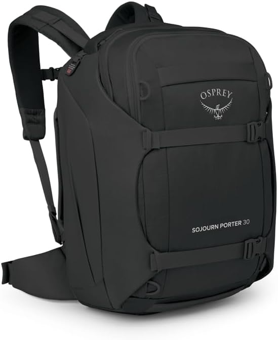 Osprey Sojourn Porter 30 Travel Pack, carry-on suitcase, 17.3 by 14.6 by 10.6 inches