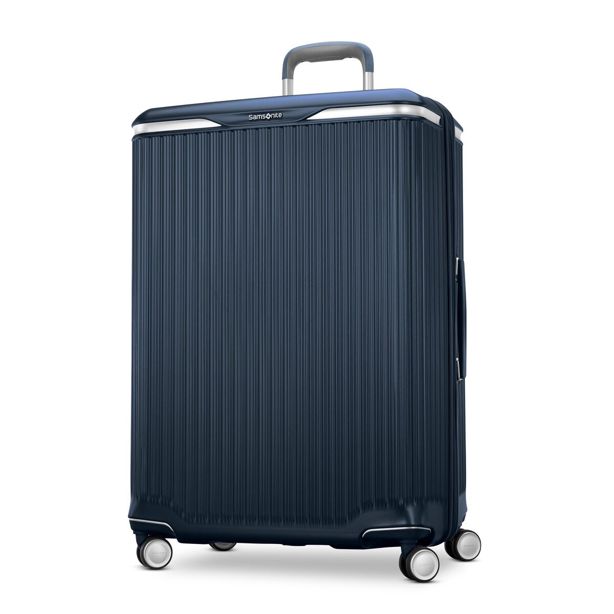 Samsonite Silhouette 18 Hardside Large Spinner, checked suitcase, 30.5 by 21 by 13.5 inches