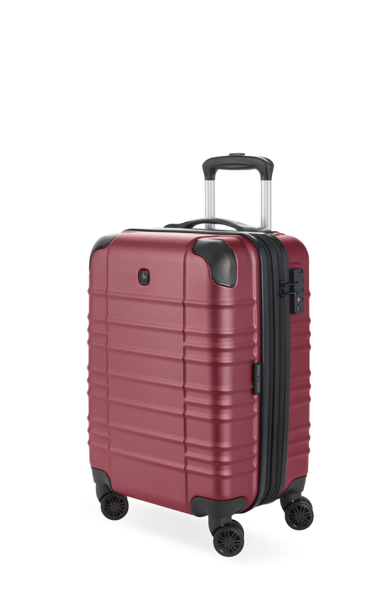 SwissGear Cascade II Carry-On Spinner, carry-on suitcase, 21.5 by 14.5 by 9.5 inches