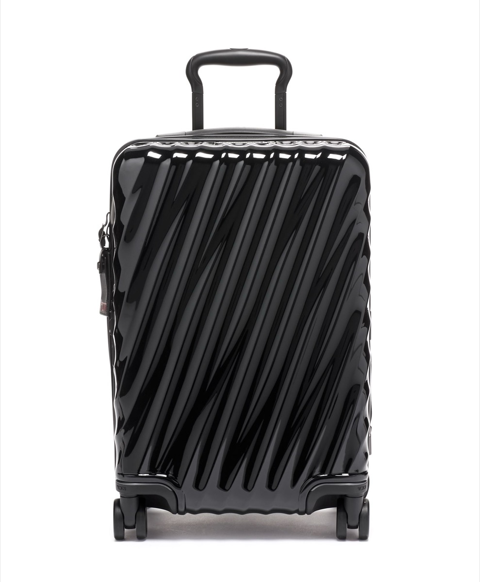Tumi 19 Degree International Expandable 4 Wheeled Carry-On, carry-on suitcase, 21.8 by 14 by 9 inches