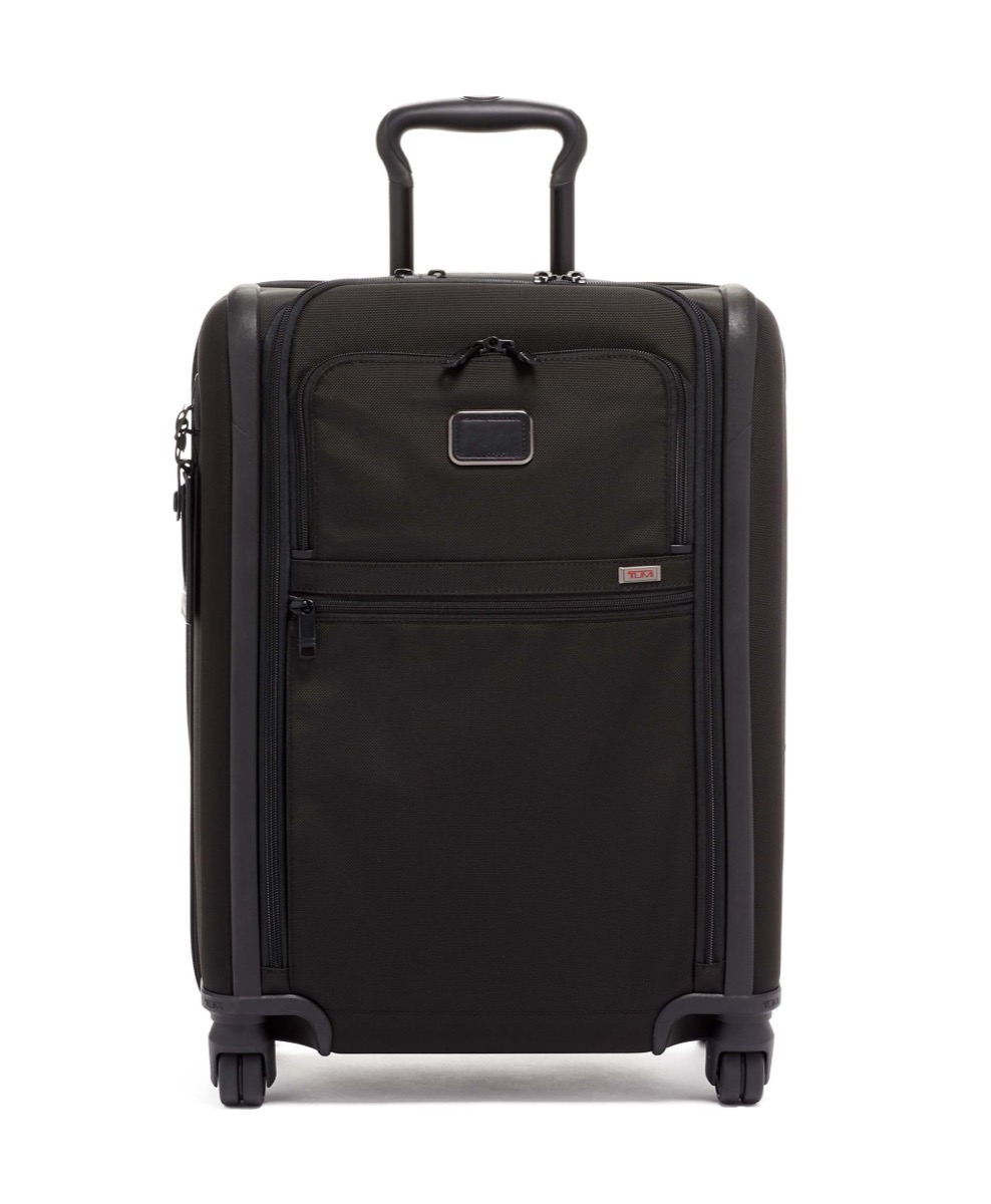 Tumi Alpha 3 Continental Expandable 4 Wheeled Carry-On, carry-on suitcase, 22 by 15.9 by 9.1 inches