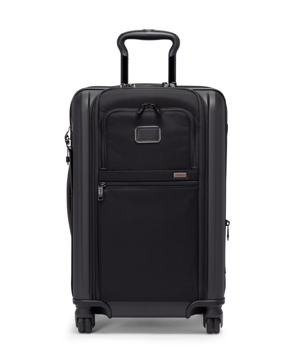 Tumi Alpha 3 International Expandable 4 Wheeled Carry-On, carry-on suitcase, 22 by 14 by 9.1 inches