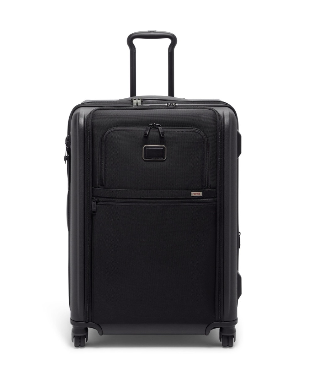 Tumi Alpha 3 Short Trip Expandable 4 Wheeled Packing Case, checked suitcase, 26 by 19.1 by 13 inches